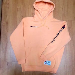 Supreme x Champion Peach Hoodie